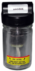 Small Oil Jar for Gast Pump