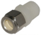 Bored out Stainless Steel Nut and Kynar Fitting 1/2" Tube - 1/2" Npt with Teflon Ferrule 